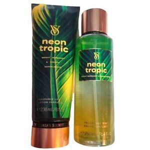 Neon Tropic Victoria Secret 2 Piece Set‎ NEW